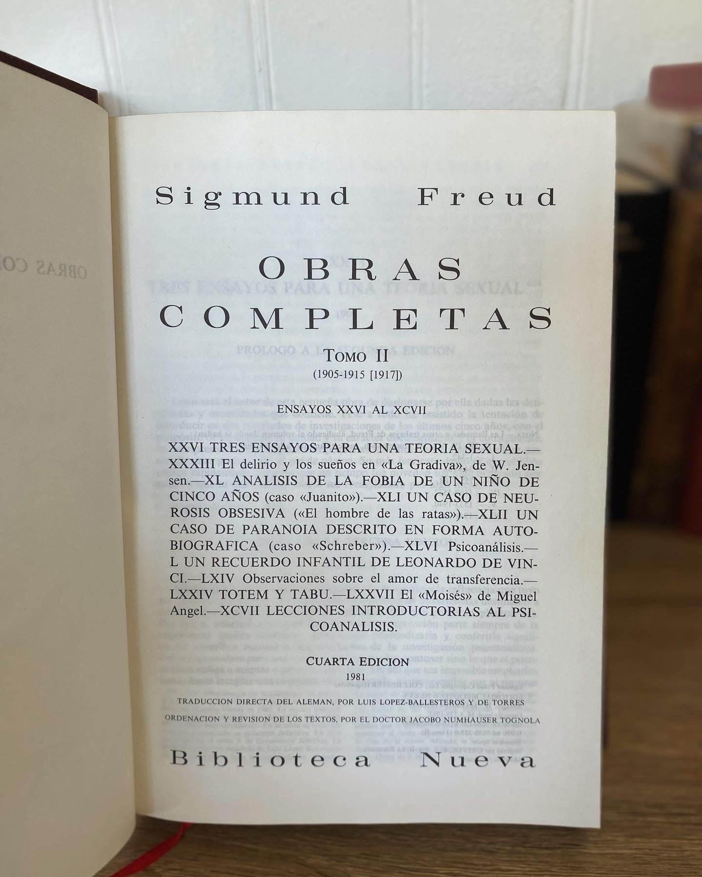 Sigmund Freud, Obras completas