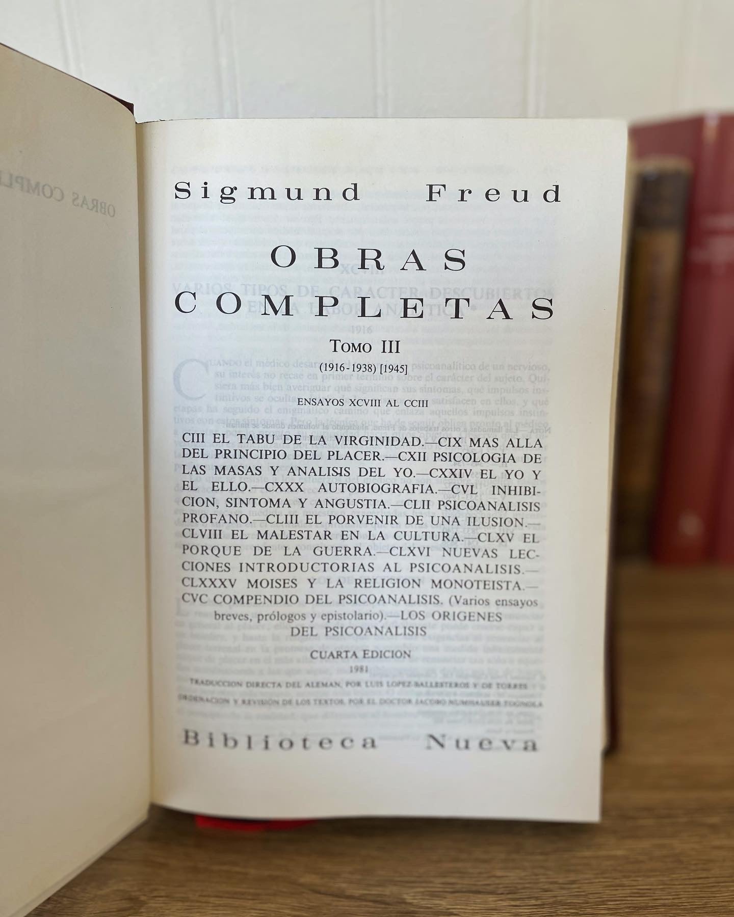 Sigmund Freud, Obras completas