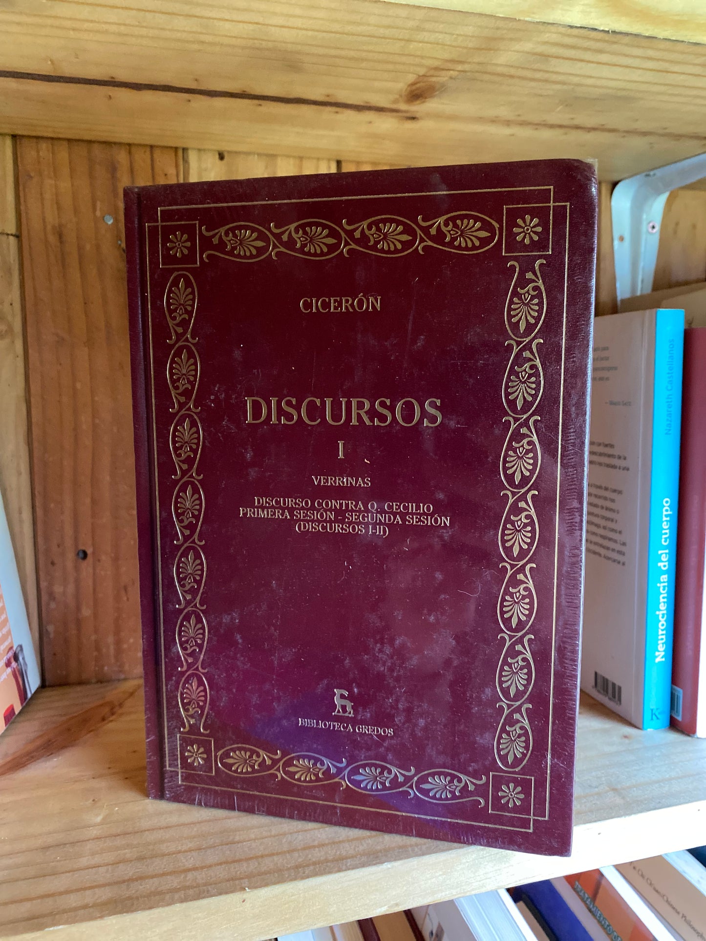 Cicerón, Discursos 4 tomos sellados