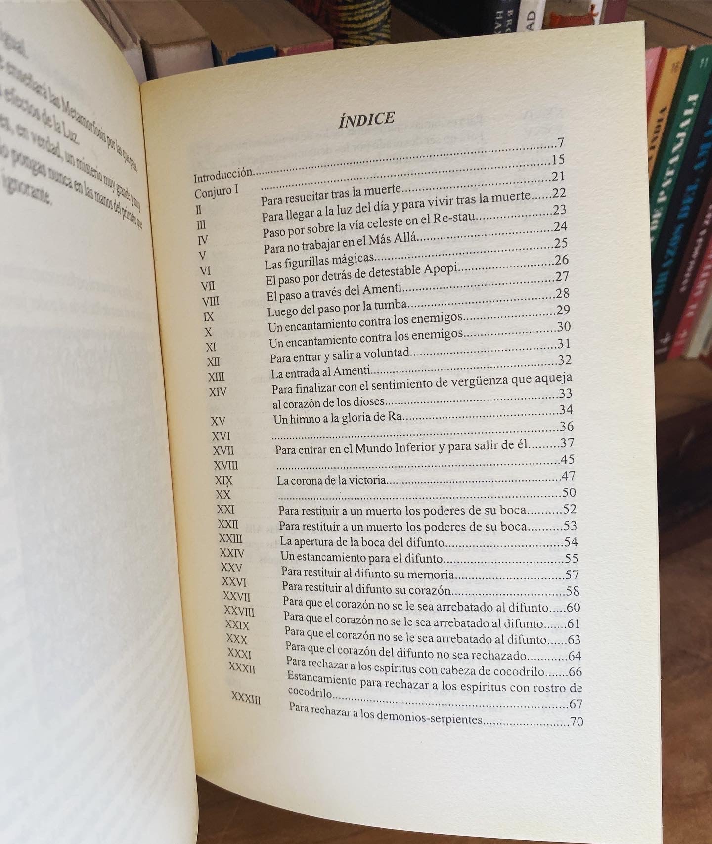 El libro egipcio de los muertos, Versión Poética