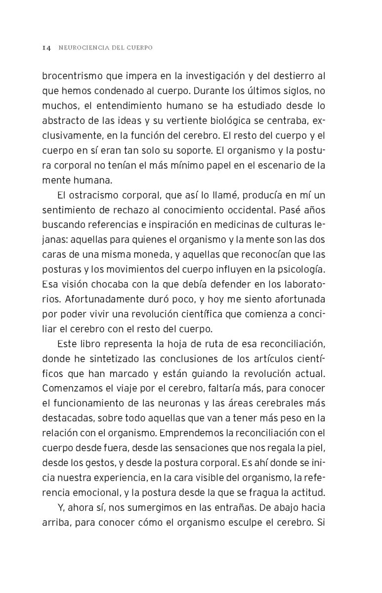 Neurociencia del cuerpo, como el organismo esculpe el cerebro, Nazareth Castellanos