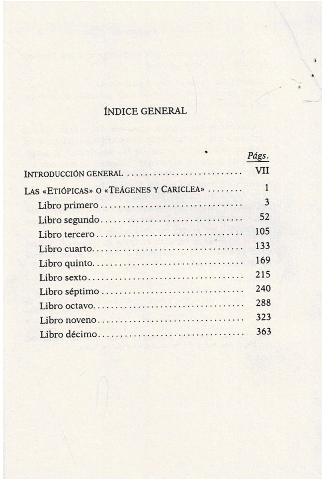 Las Etiopicas, Helidoro