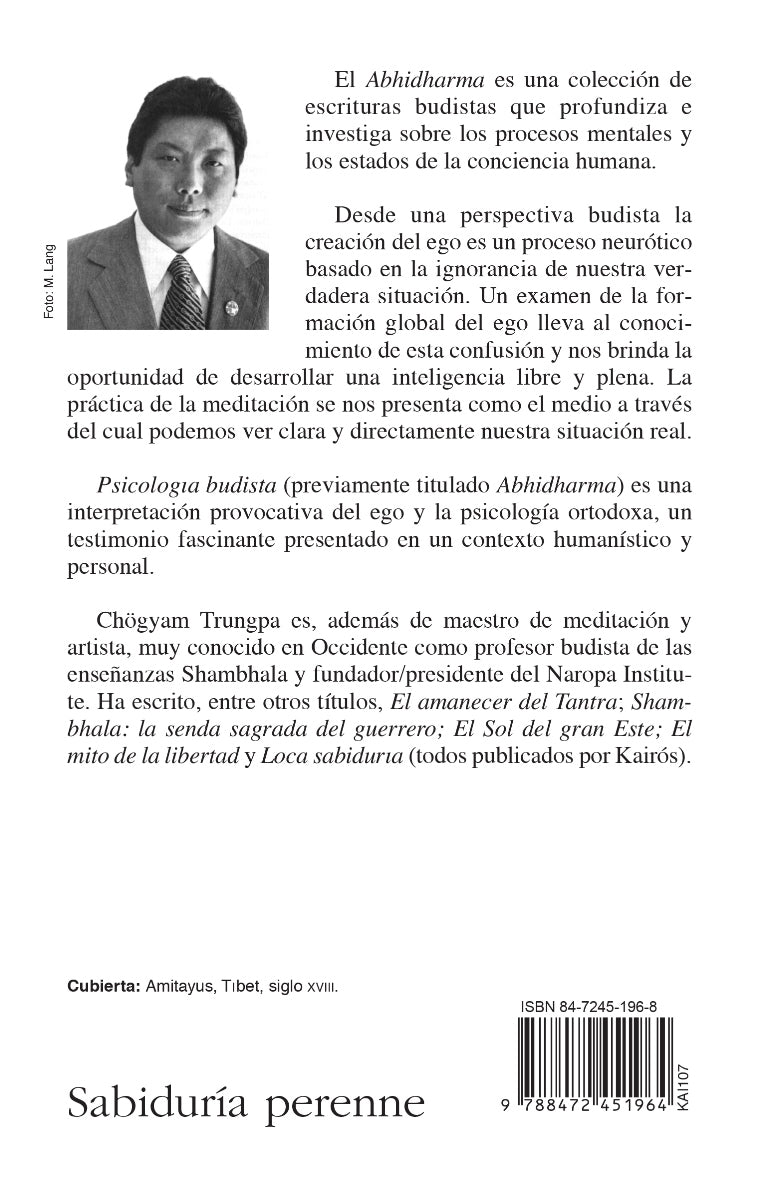 Psicologia Budista, Chogyam Trungpa