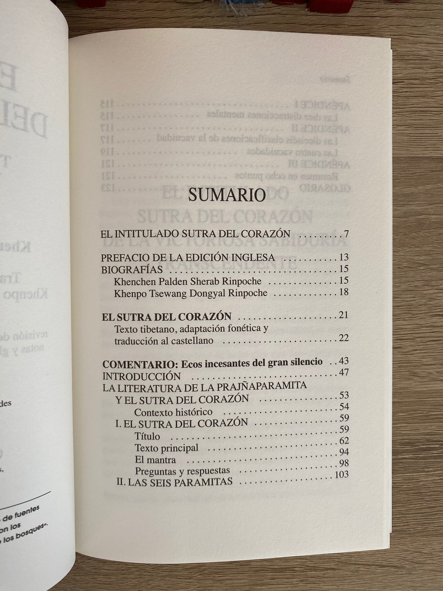 El Sutra del Corazón de Khenchen Sherab Rinpoche
