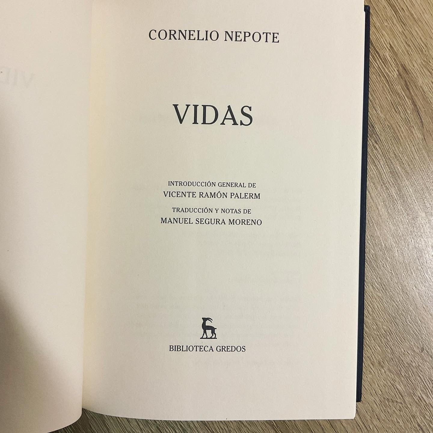 Vidas, Cornelio Nepote