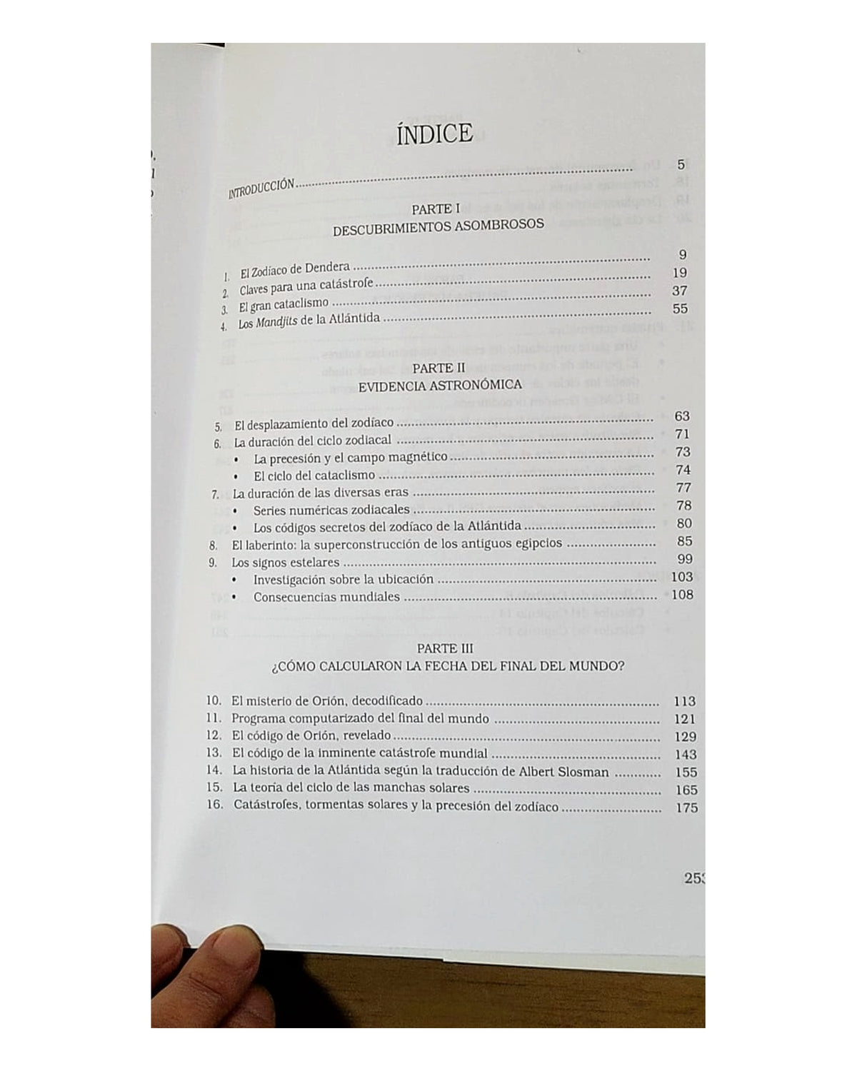 La profecía de Orión — indice_1