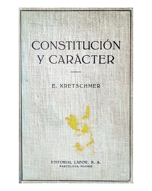 Constitución y carácter — portada