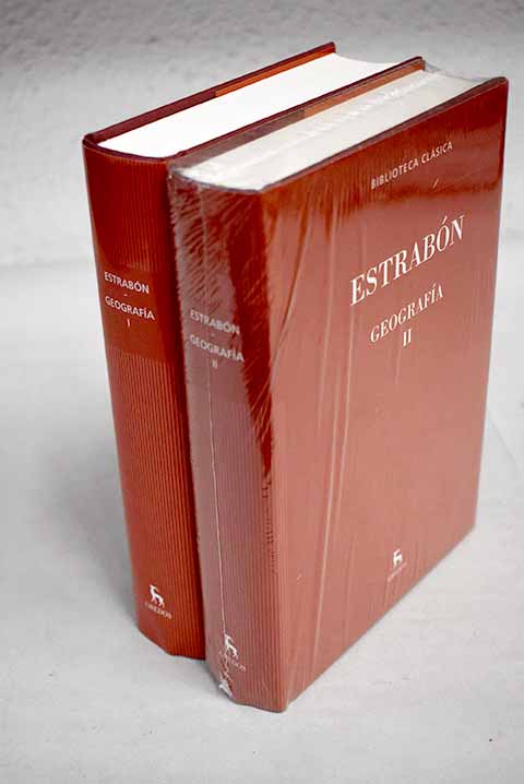 Estrabón, Geografía tomo 1 y 2 - Editorial Gredos