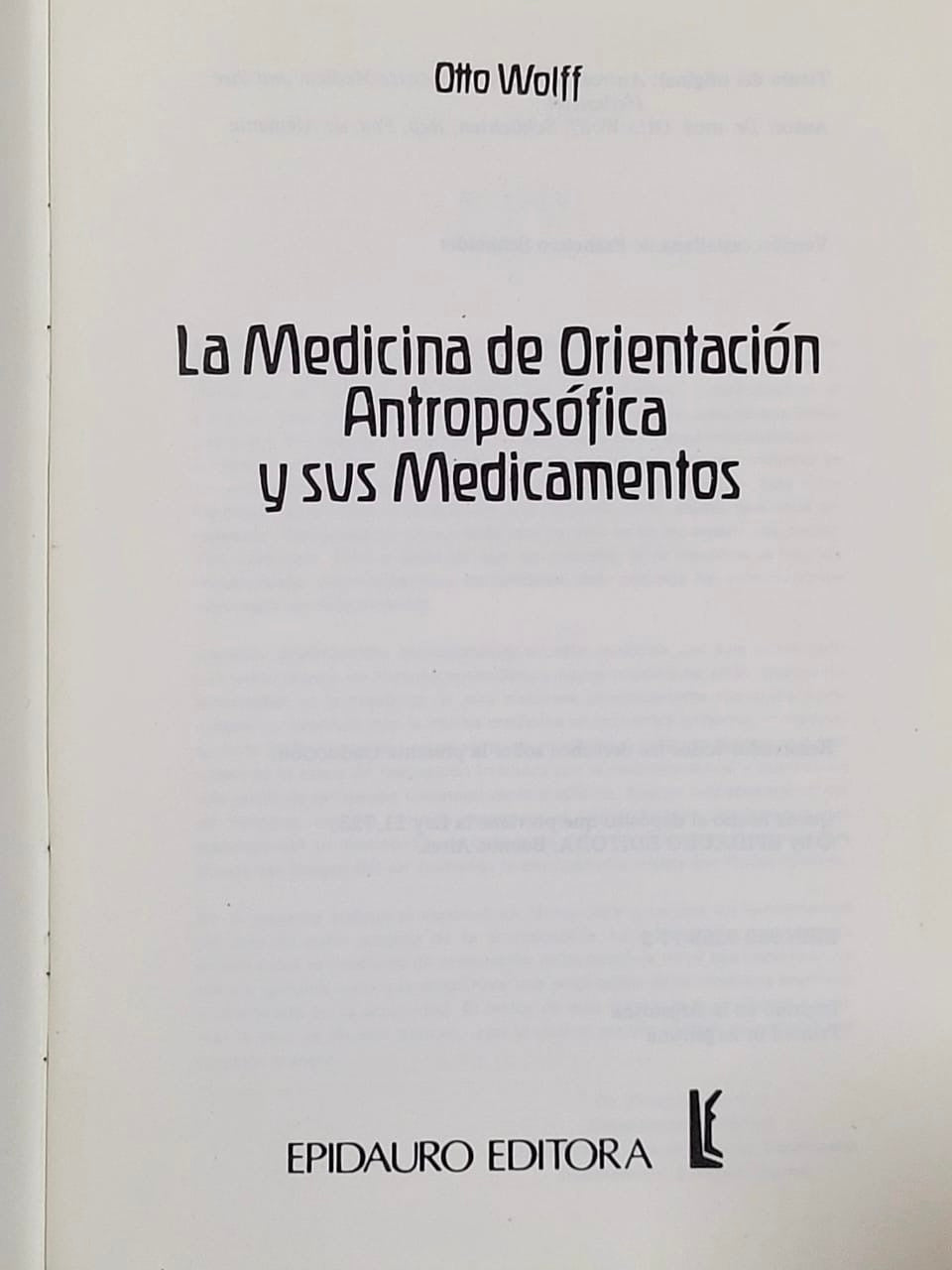 La Medicina de Orientación Antroposófica y sus Medicamentos — Epidauro Editora