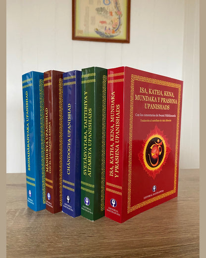 Colección 5 tomos, 11 Upanishads Mayores