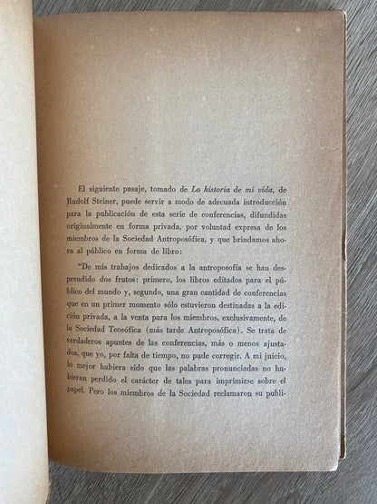 Profundos secretos del desarrollo humano, Rudolf Steiner