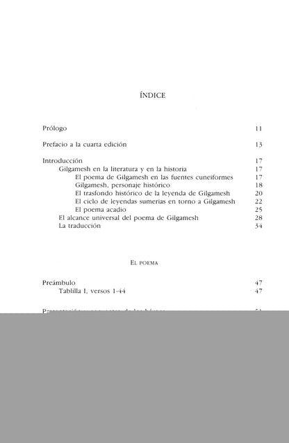 Gilgamesh o la angustia por la muerte, Poema Babilonio