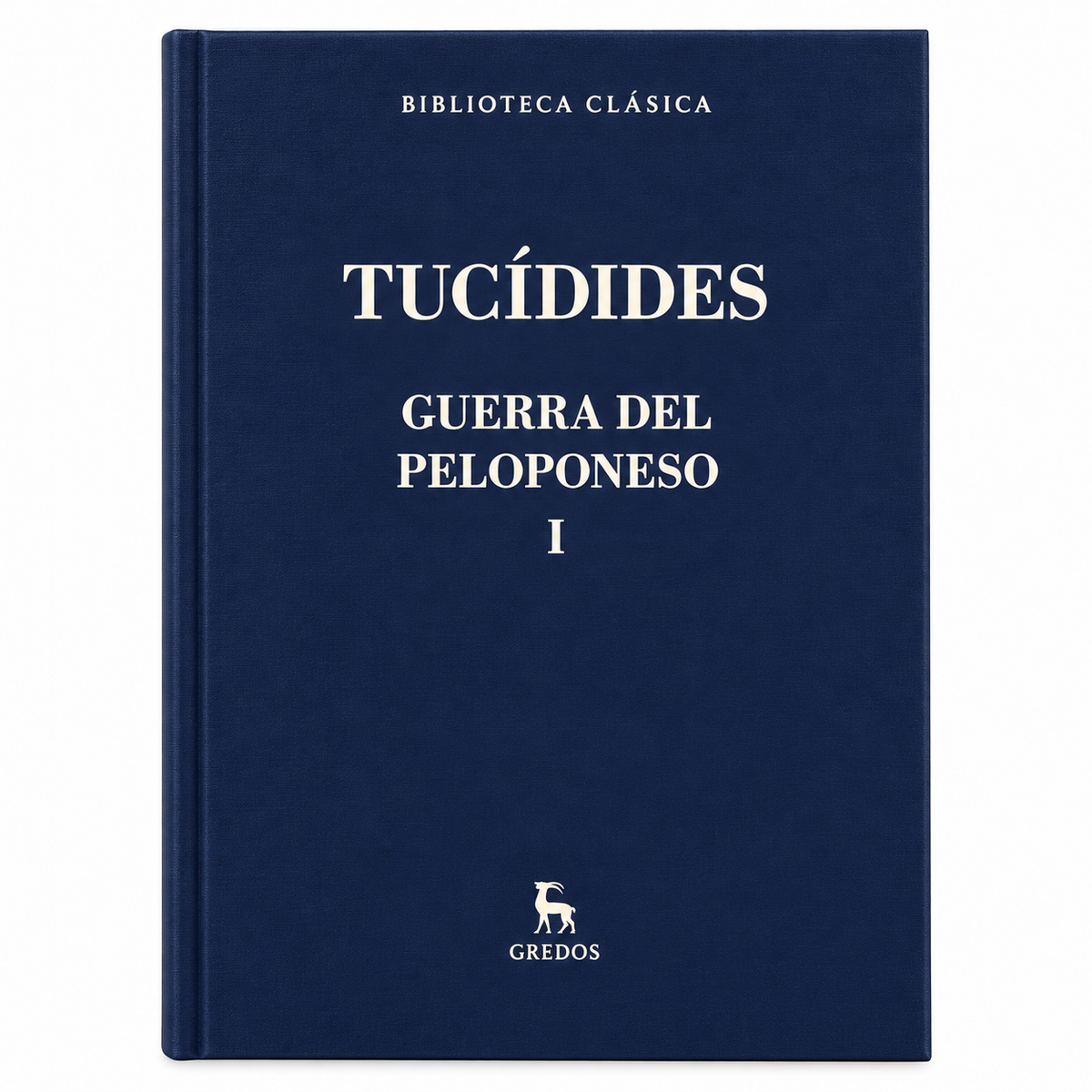 Guerra del Peloponeso tomo I, Tucídides, Gredos. Portada ilustrativa restaurada.