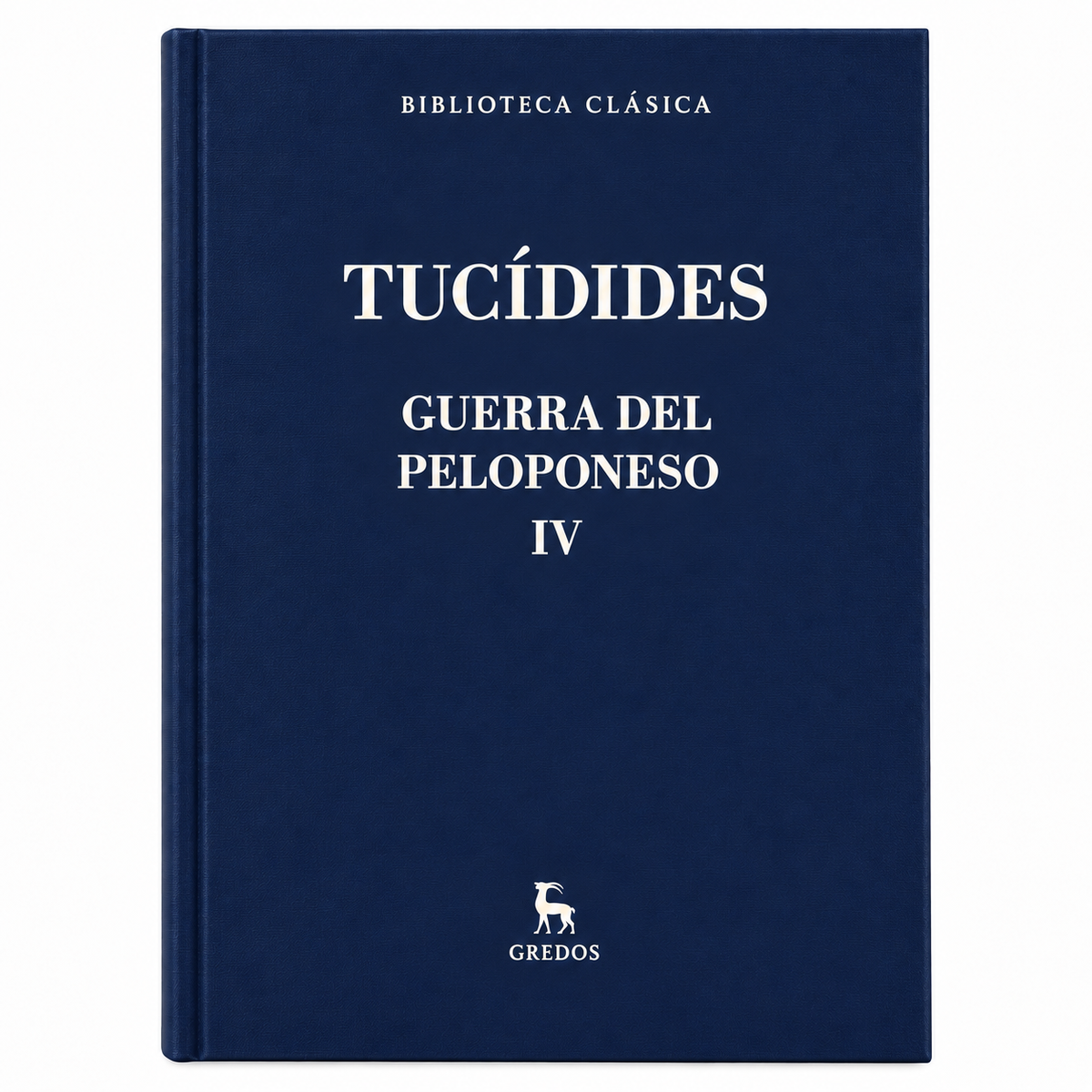 Guerra del Peloponeso tomo IV, Tucídides, Gredos. Portada ilustrativa restaurada.